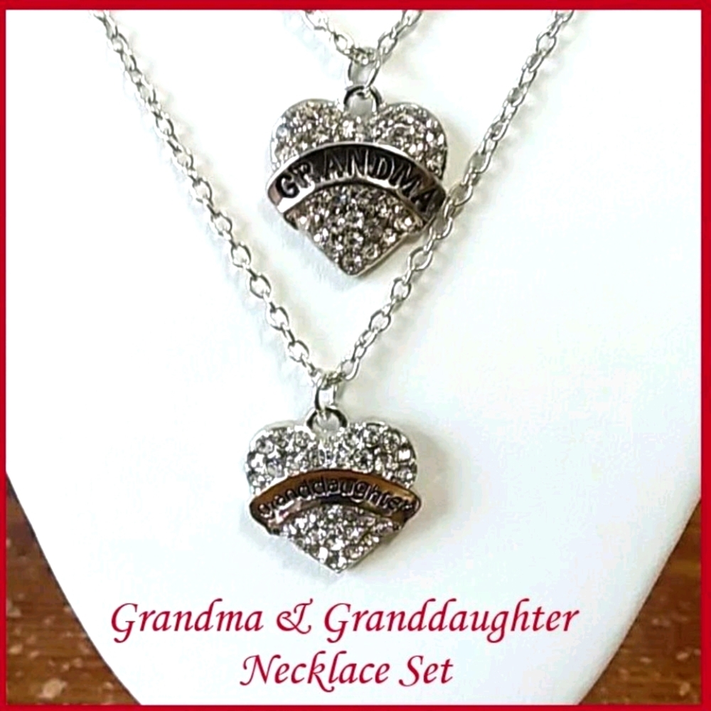 Grandma & Granddaughter Necklace Set